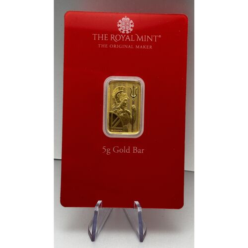 Royal mint 5 gram pure gold bar