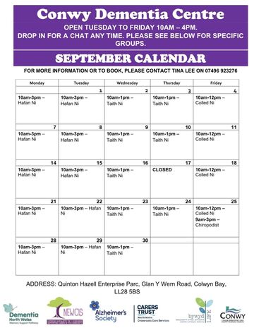 What's On | Carers Trust North Wales Crossroads Care Services