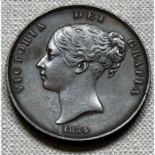 Superb Queen Victoria 1854 penny