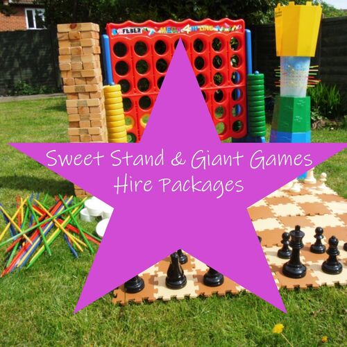BIg Sweet Stand & Giant Games Hire Packages