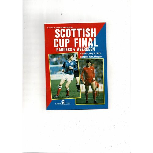 Scottish Cup Final Football Programmes