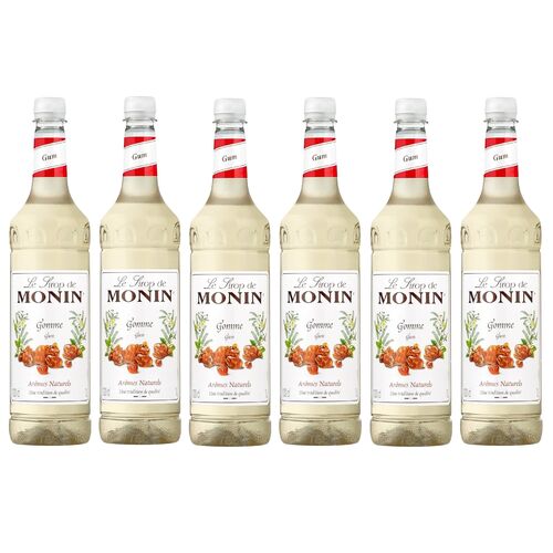 Case of Gomme Syrup by Monin 6 x 1 Litre