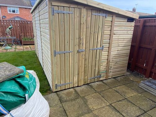 #P069 14x8 Pent Shed