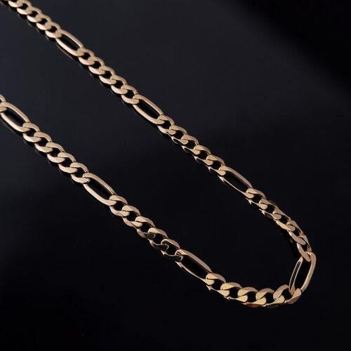9ct 5:1 figaro chain