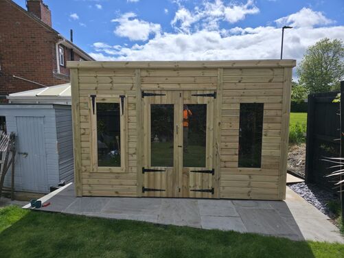 12x8 Pent Summer House