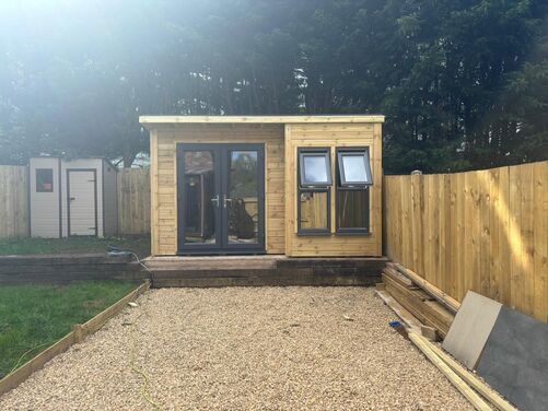 #PVC057 13x13 Pent Summer House