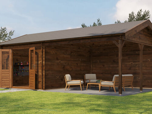 300cm x 400cm + 400cm Veranda