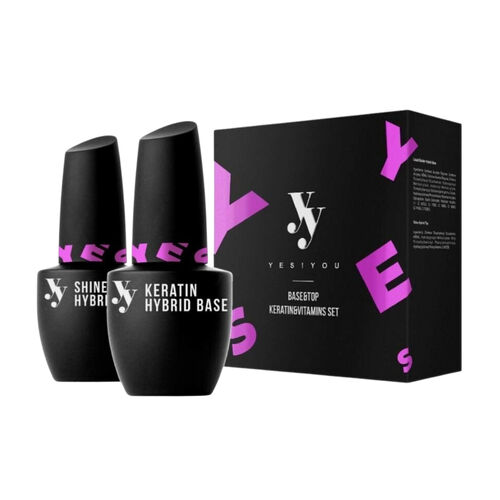 Yes!You Base & Top Keratin & Vitamins UV/LED Hybrid Nail Polish (2 x 15g) 30g