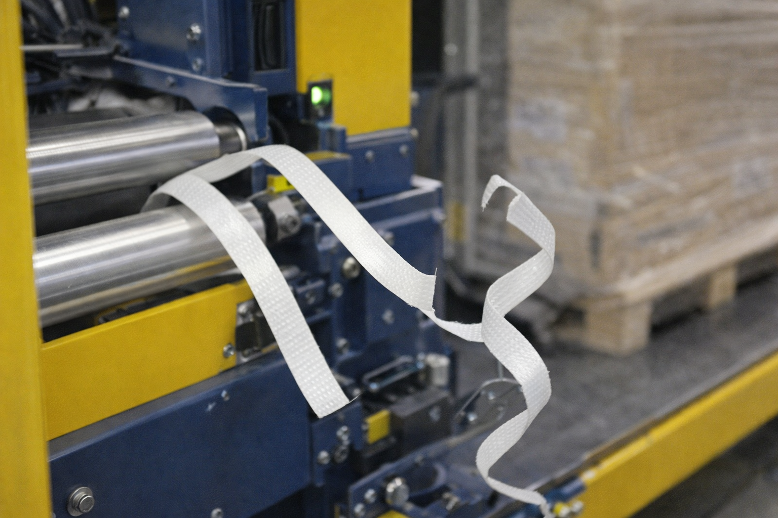 Feed or return roller slip causing strap position errors and ejection