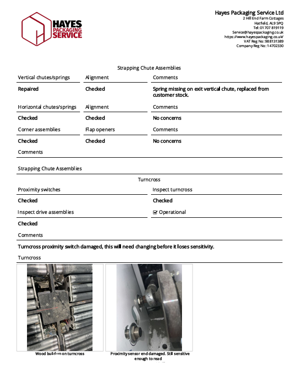 Mosca KCK service report page 2