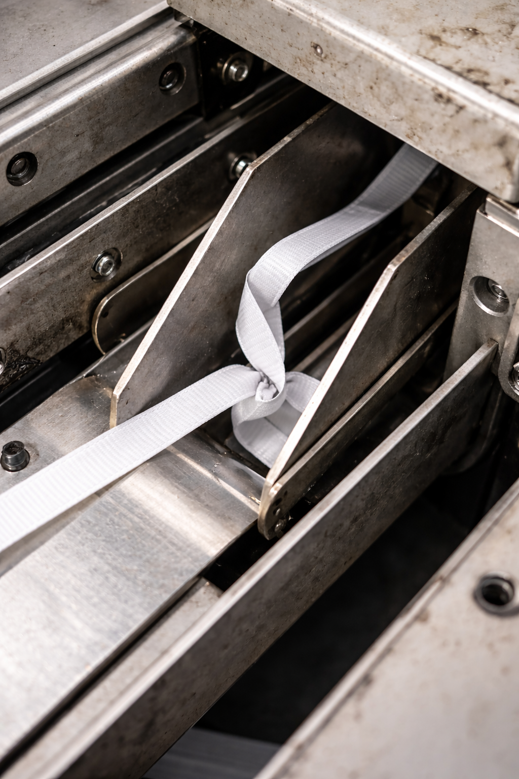 Strap kinking or folding during feed due to drag or incorrect strap specification