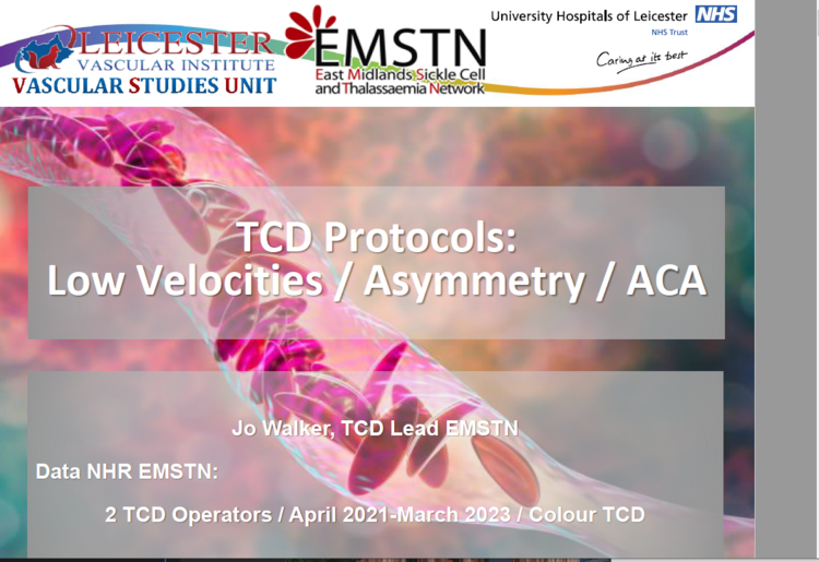 NHP TCD In Sickle Cell Disorder Webinar-  Learning