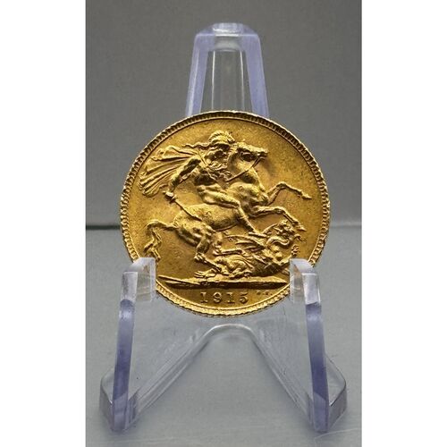 1915 full gold sovereign