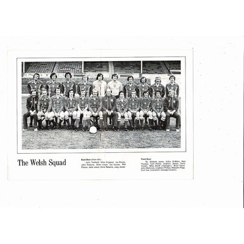 1977 Wales v Czechoslovakia World Cup Football Programme @ Cardiff City