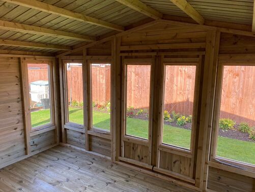 #SHA083 14x10 Apex Summer House