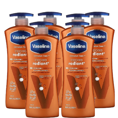 Vaseline Lotion Cocoa Radiant 600ml Pack of 6