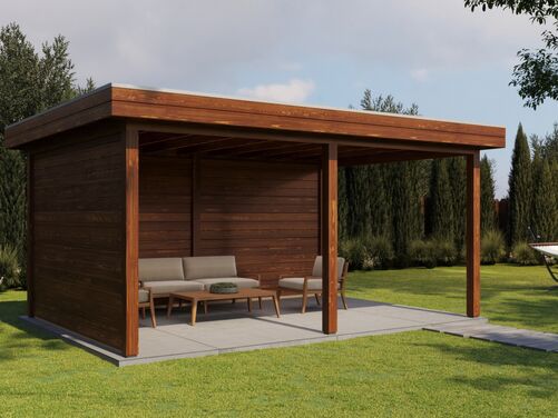 4.88mtr x 3.5mtr 28mm walled Gazebo