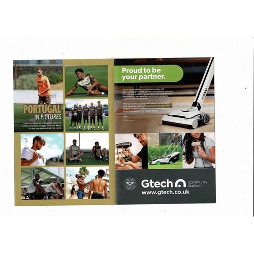 Brentford v Borussia Monchehgladbach Friendly Football Programme 2025/26