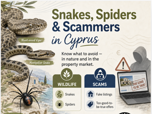 Snakes, Spiders and Scammers in Cyprus | EXAPS