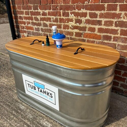 Oval Ice Bath Kit with Cedar Lid