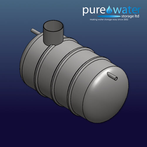 PU-R-8000-HVY Underground Rainwater Harvesting Tank 8000L (Heavy Duty)