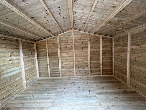 #A017 12x10 Apex Reverse Shed