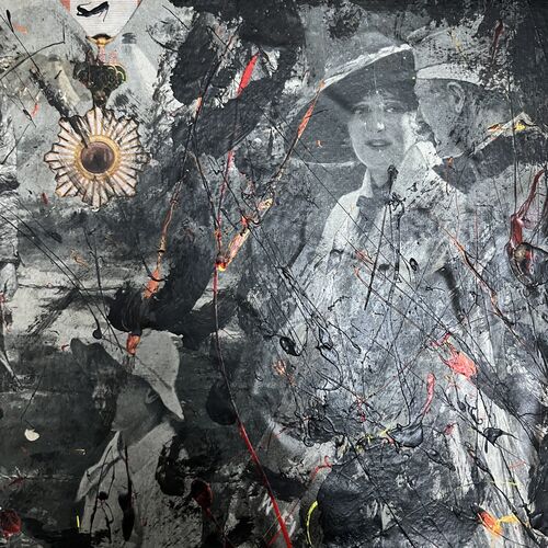 Original Anti War Propaganda Art Work