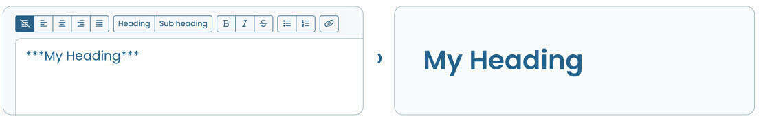 New: text formatting bar in the Website Editor