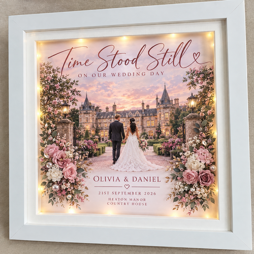 Personalised Wedding Venue Frame