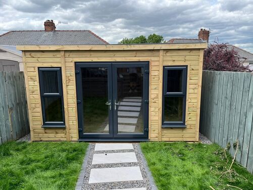 #PVC047 14x12 Pent Summer House