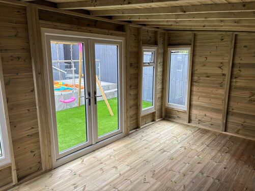 #PVC022 16x10 Pent Summer House