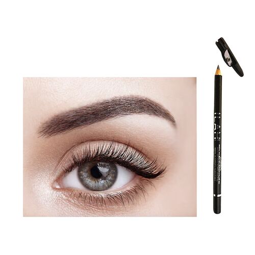 Eyebrow Pencil with Sharpener by Ilah - Foxy Lady Dark Brown 1.8g