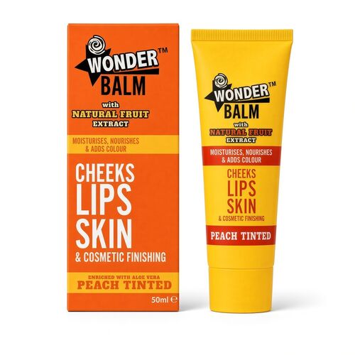 Wonder Balm for Cheeks, Lips & Skin - Peach Tinted 50ml