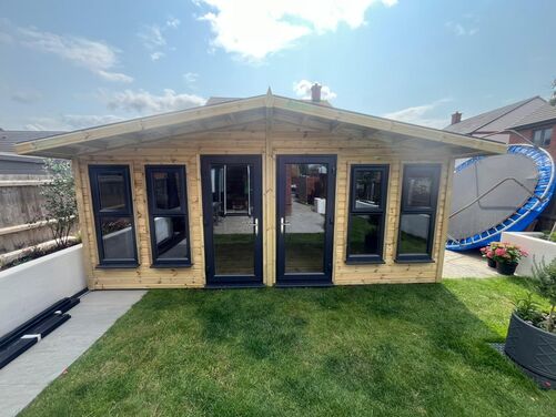 #PVC104 18x12 Apex Reverse Summer House