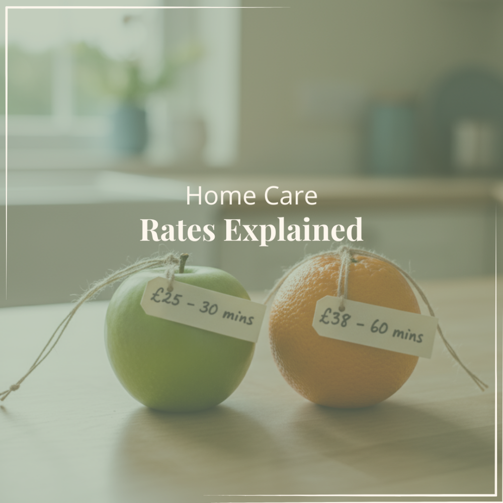 Hourly Home Care Rates in Bristol & South Gloucestershire