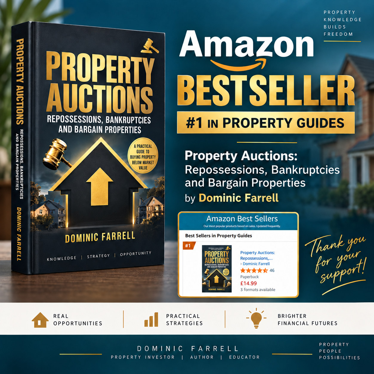 Property Auctions by Dominic Farrell, Amazon bestseller