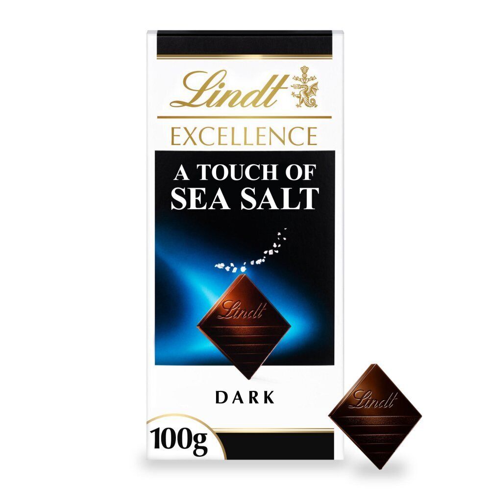 Lindt Excellence Dark Sea Salt Chocolate Bar