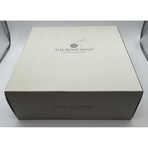 FDC 2024 St George & Dragon silver proof 2oz coin