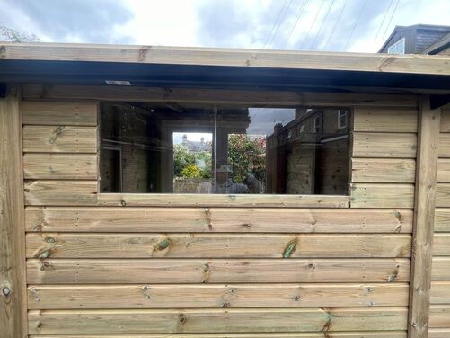 #PVC092 12x6 Pent Summer House Combi