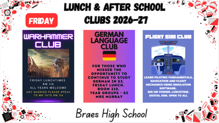 Clubs and Activities | Braes High School | Braes High School | Secondary School Falkirk | Falkirk Education