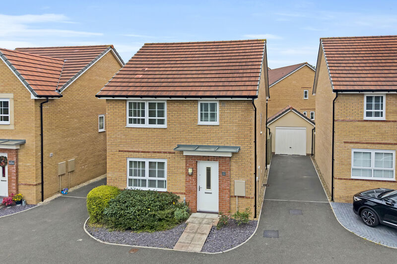 CLOS GLASCOED DINAS POWYS UNFURNISHED THREE BEDROOM DETACHED HOUSE WITH GARAGE 