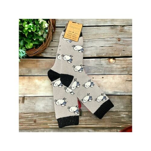 Jaspers Grey Sheep Socks