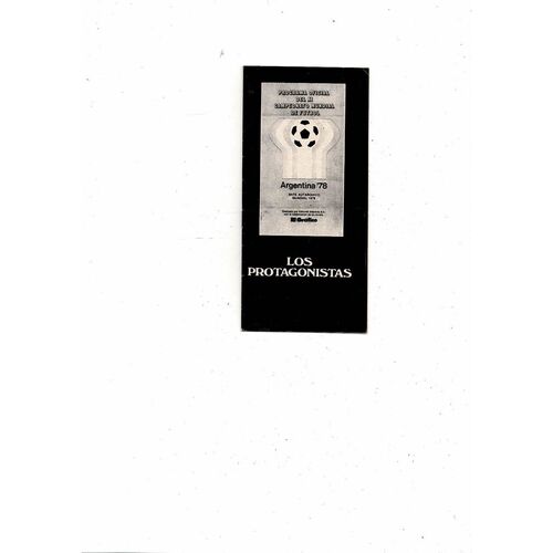 1978 World Cup Official Football Tournament Brochure + Team & Stadium Booklet