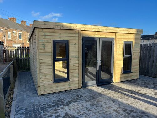 #PVC045 16x14 Pent Summer House