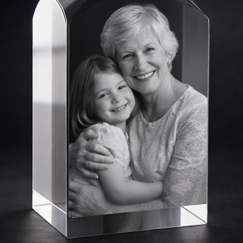 ***2 Sizes Available***The Stunning New Dunvegan Solid 3d Crystal Prism Dome