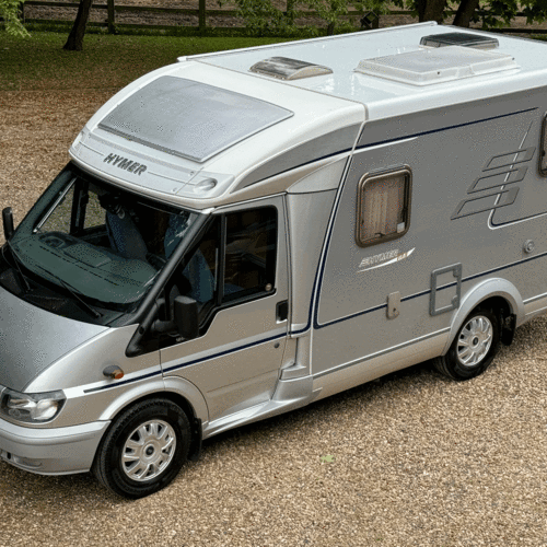 2006 Hymer Van 522 Fixed Bed Motorhome Silver Ford Transit LHD - 1 Owner 16yrs