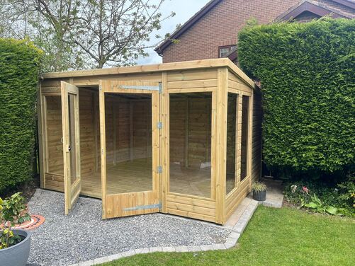 #SHP008 13x10 Pent Summer House