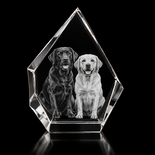 MEGA 3D Crystal Iceberg Photo Gift – 215 × 160 × 60 mm