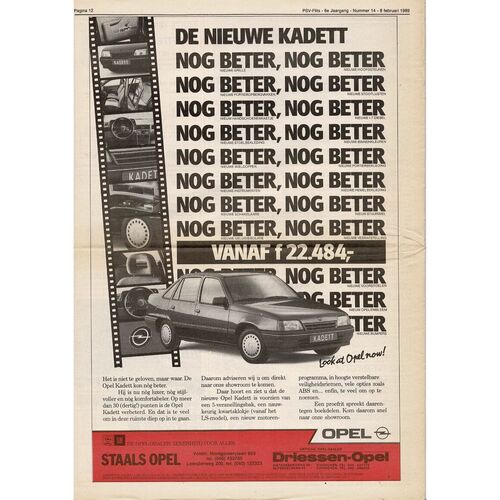 PSV Eindhoven v KV Mechelen European Super Cup Football Programme 1988/89