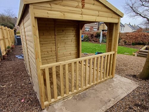 14x8 Apex Shed Open Area
